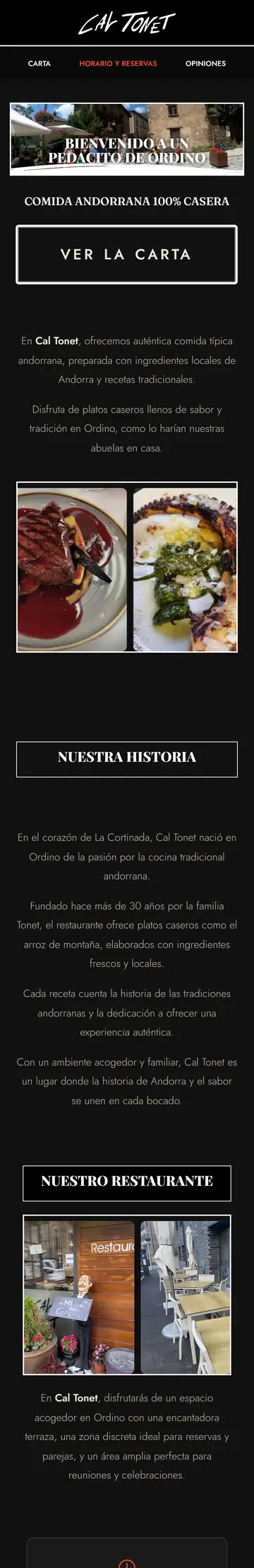 Cal Tonet - Restaurante en Ordino (HAZSEO)
