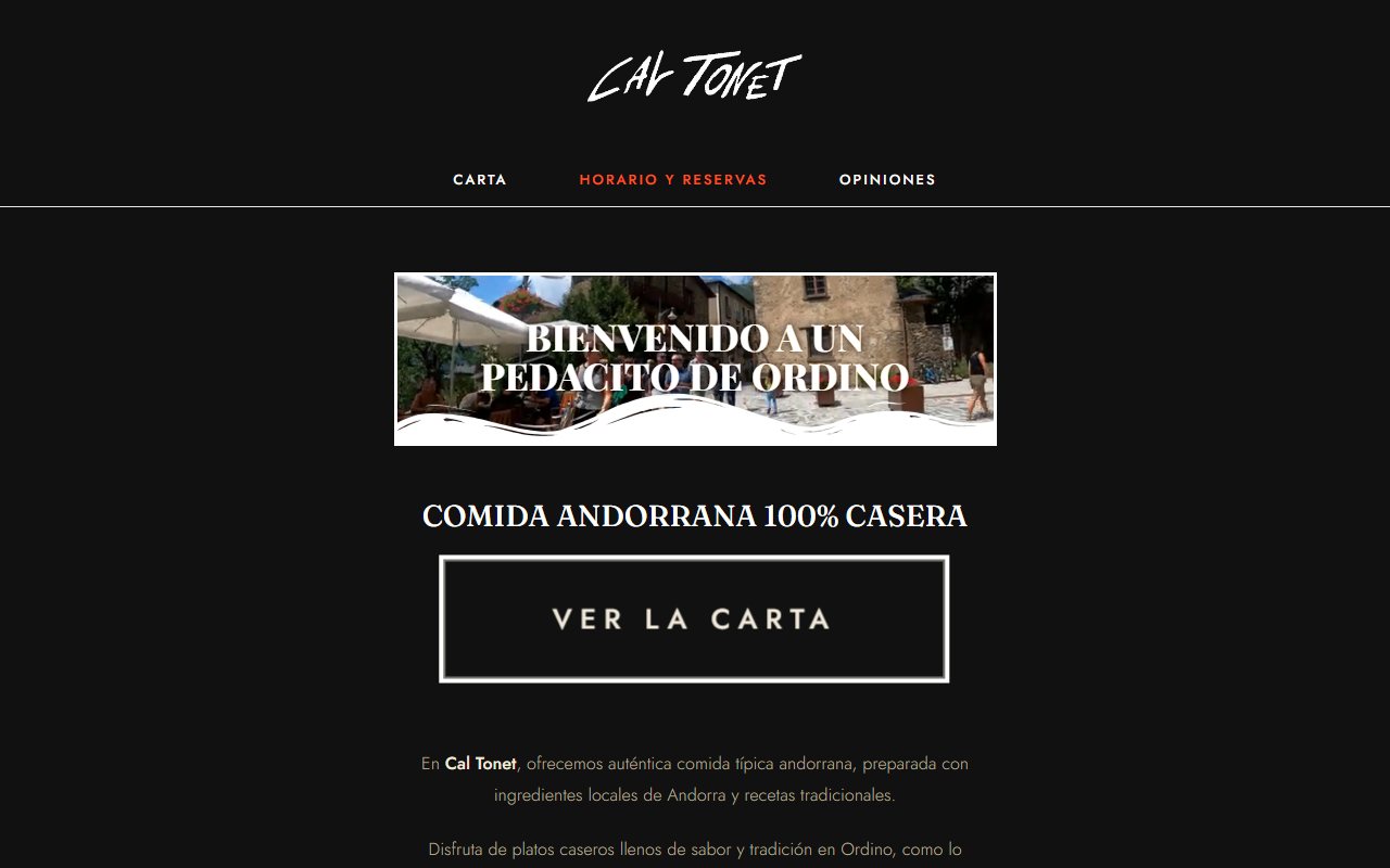 Cal Tonet - Restaurante en Ordino (HAZSEO)